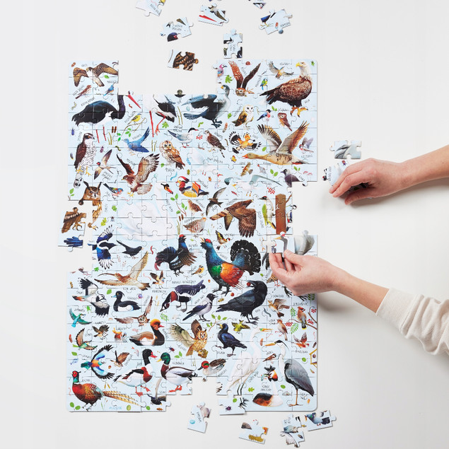 Puzzlove CzuCzu Ptaki Polski Puzzle 200 el. Edukacyjne