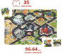 Duuuże Puzzle Droga Dla Pojazdów Miasto 35el. CzuCzu