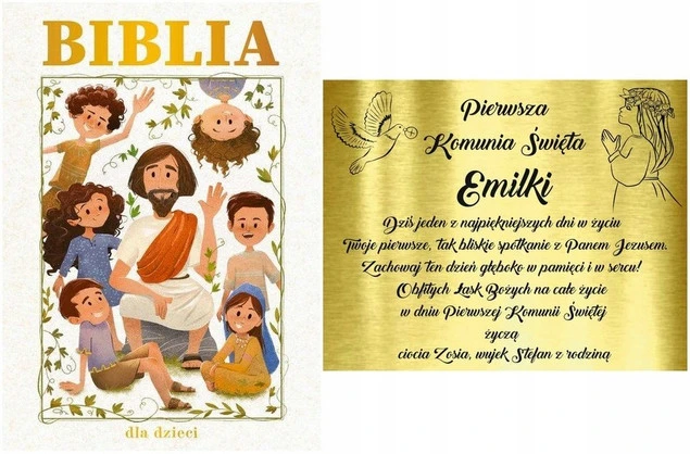 Biblia dla dzieci Praca zbiorowa - okładka