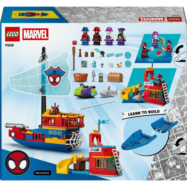 KLOCKI LEGO MARVEL 11208 Statek piracki drużyny Spidey’ego +4 lata