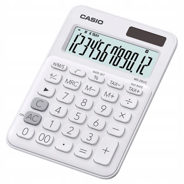 Kalkulator biurowy CASIO MS-20UC-WE-B