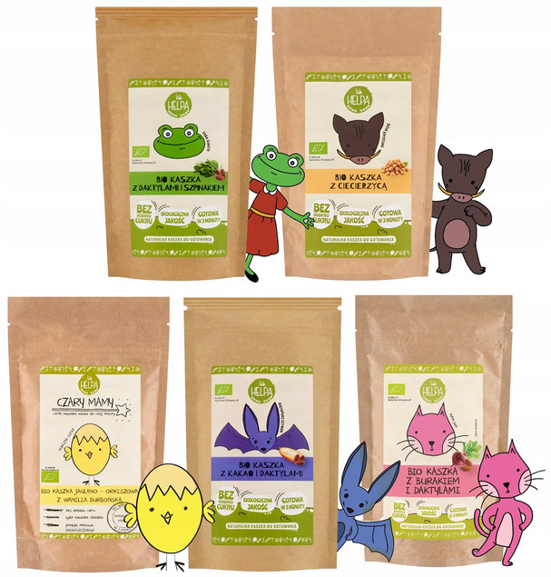 Skrzynia Antka Zestaw Kaszek HELPA z Dodatkami