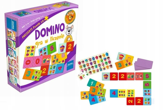 Granna Domino | Gra w Liczenie i Rozpoznawanie Cyfr dla Dzieci