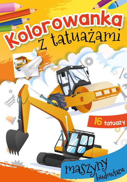 Kolorowanka Z Tatuażami Samoloty 3+ Skrzat
