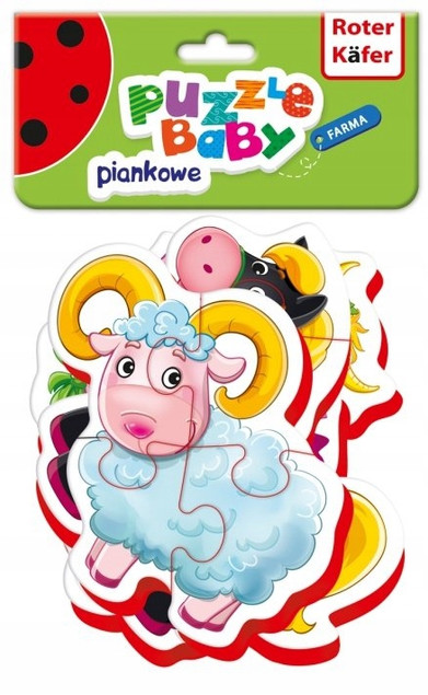 Puzzle Roter Kafer 16 elementów Baby Farma