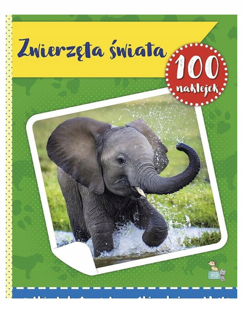 100 naklejek z plakatem. Zwierzęta świata. Małgorzata Ewa Skibińska