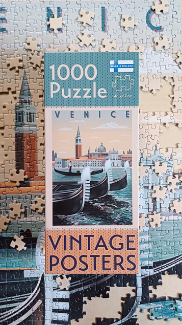 Puzzle Tactic Vintage Wenecja 1000 elementów - Obraz Retro