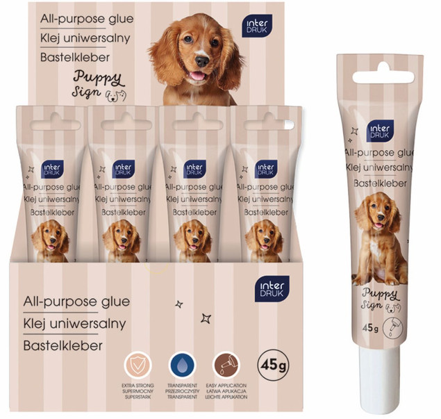 Klej super mocny introligatorski w tubie 45g Puppy Sign