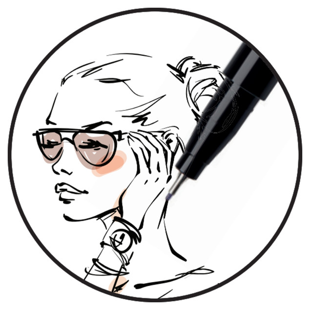 Cienkopisy Żelowe BIC Intensity Fineliner Zestaw 8 Kolorów 0.4 mm