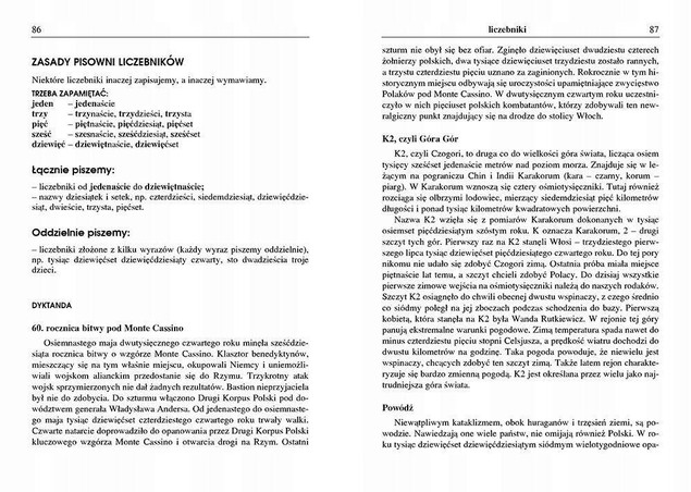 150 dyktand - szkoła podstawowa, klasy 4-6
