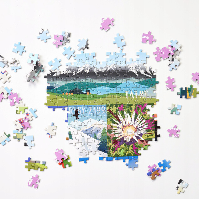 Puzzle CzuCzu Puzzlove Polskie Góry 1000 elementów Kartonowe