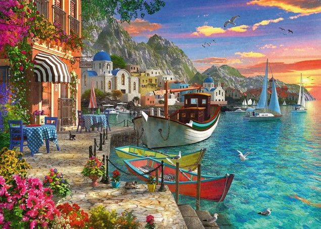 Puzzle 1000 Wspaniała Grecja