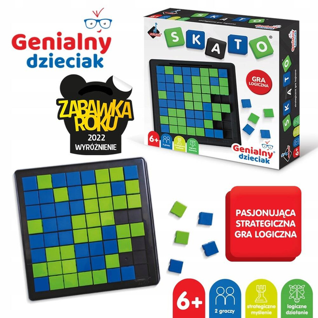 Skato Gra Logiczna Strategiczna Genialny Dzieciak 6+ Askato