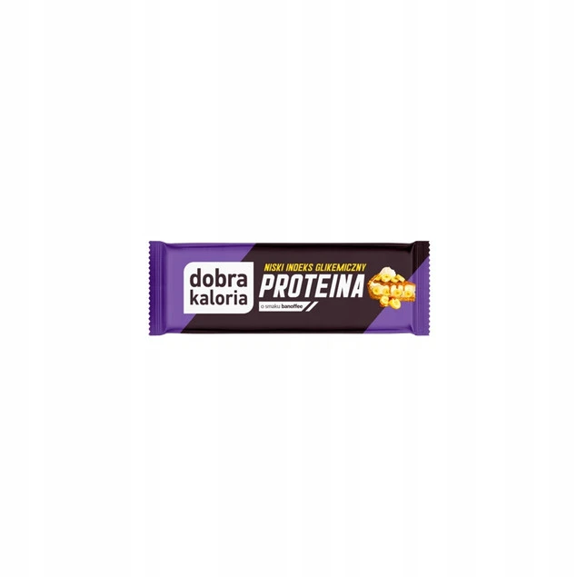 Baton białkowy protein Banoffee z MCT BEZ CUKRU 45g DOBRA KALORIA