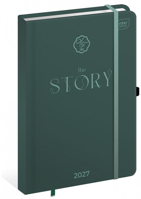 Kalendarz książkowy 2027 Interdruk STORY A5 – Hybryda
