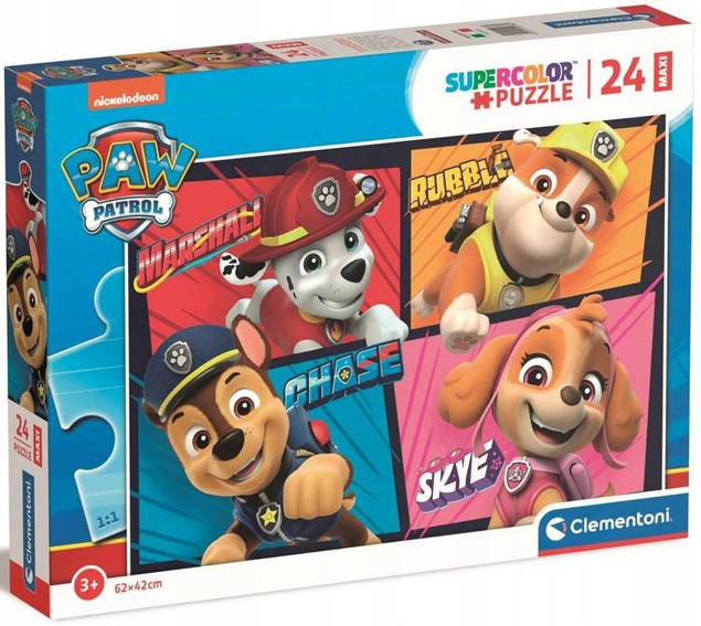 PUZZLE 24 MAXI SUPER COLOR PSI PATROL CHASE
