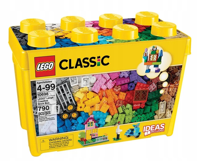 LEGO Classic Kreatywne Klocki Duże Pudełko 790 el. 4+ 10698