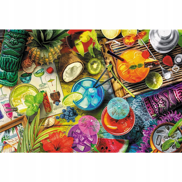 Trefl Puzzle drewniane 501 el. Kolorowe koktajle