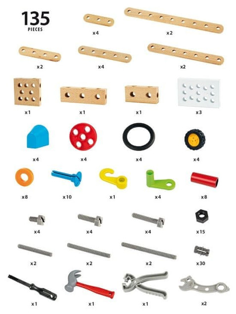 BRIO 34587 Zestaw Konstrukcyjny Builder 136 el.