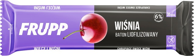 Baton liofilizowany wiśniowy Frupp 10g