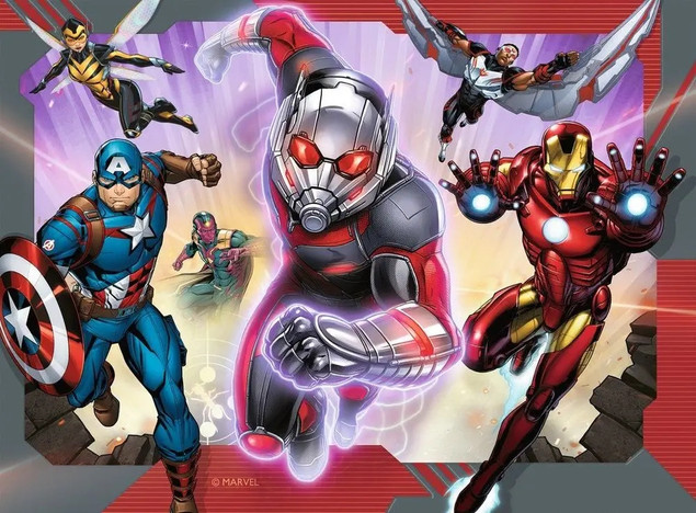 Puzzle Ravensburger 4w1 Avengers 12/16/20/24