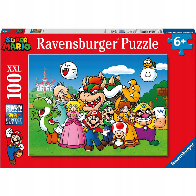 PUZZLE DLA DZIECI 100 SUPER MARIO, RAVENSBURGER