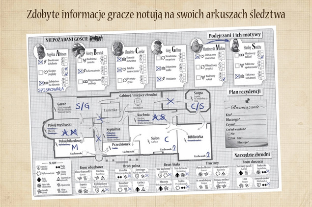 Niepożądani Goście Detektywistyczna Gra Planszowa 12+ Nasza Księgarnia