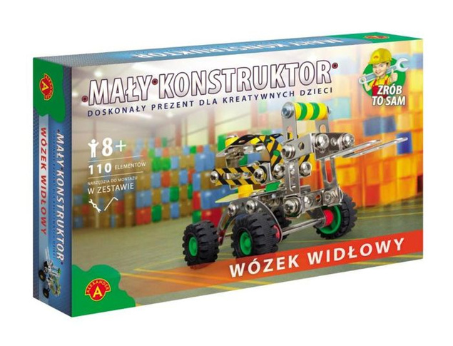 Alexander kreatywna zabawka MAŁY KONSTRUKTOR II - WÓZEK WIDŁOWY