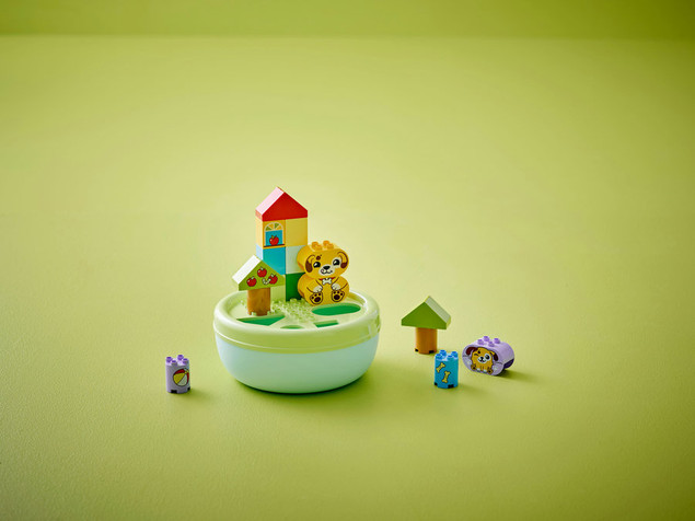 LEGO DUPLO 10441 Sorter Kształtów Domek Piesków – Zabawka Edukacyjna dla Maluchów
