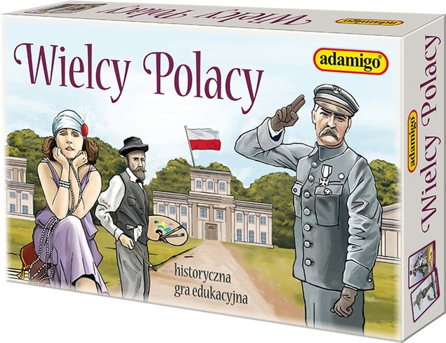 Historyczna Gra Edukacyjna Wielcy Polacy Adamigo 