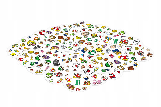 Dobble SUPER MARIO Gra Towarzyska Rodzinna 6+ Rebel