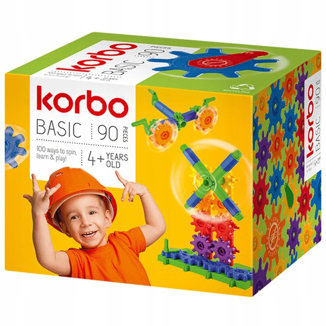 Klocki Korbo konstrukcyjne Basic 120 el. 1404_3