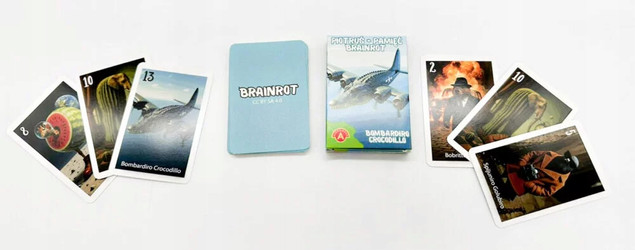 Gra karciana Brainrot Bombardiro Crocodillo Alexander