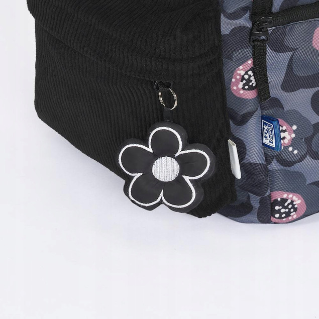 Plecak szkolny Oxford Bloom szary