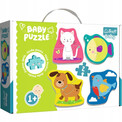 Puzzle 4w1 Baby Classic Zwierzątka Trefl