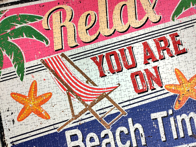 Puzzle Tactic BEACH TIME 1000 elementów, Artystyczne, od 9 lat
