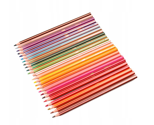 Kredki szkolne niełamliwe 24 kolory BIC Evolution