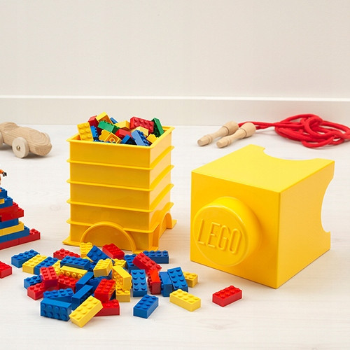 Pojemnik LEGO® Storage Brick 1 Stud Żółty 40011732