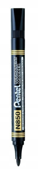 Marker permanentny Pentel N850 okrągły czarny