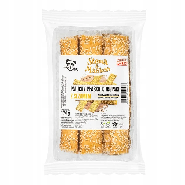 PALUCHY PŁASKIE Z SEZAMEM STEMA/MANLESS 170G