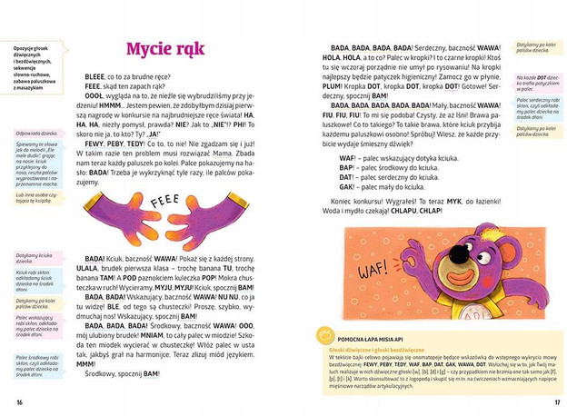 Bajki logopedyczne misia API (2-4 lat)