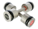 Hantle chromowane, radełkowane 2 x 8 KG HH08 HMS