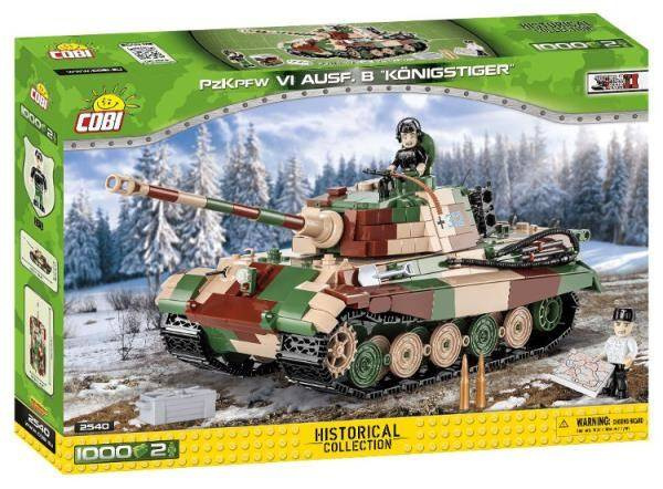COBI 2540 Historical Collection WWII PANZERKAMPFWAGEN VI AUSF.B KONIGSTIGER 1000 klocków p3