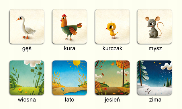 KURNIK 2 Cztery Pory Roku Gra Planszowa Dla Dzieci 5+ Nasza Księgarnia