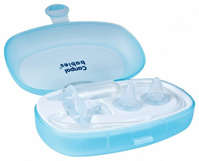 CANPOL Aspirator Do Nosa Noska GRUSZKA Na Katarek Miękka Końcówka 0M+ 5/119med