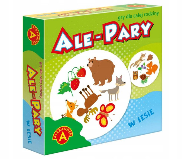 Ale Pary: W lesie – gra karciana pamięciowa 4+
