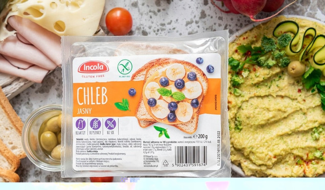 Incola Chleb jasny bezglutenowy 200 g