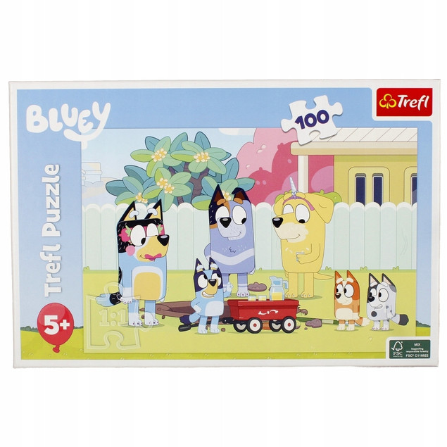 Puzzle Bluey 100 elementów – Trefl