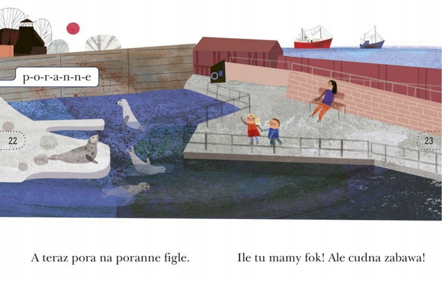 Czytam sobie Poziom 1 Figle w fokarium Marcin Sendecki, Ewa Poklewska-Koziełło
