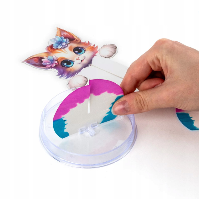 Magiczny Krystaliczny KOTEK Zestaw Kreatywny Eksperyment Kidea